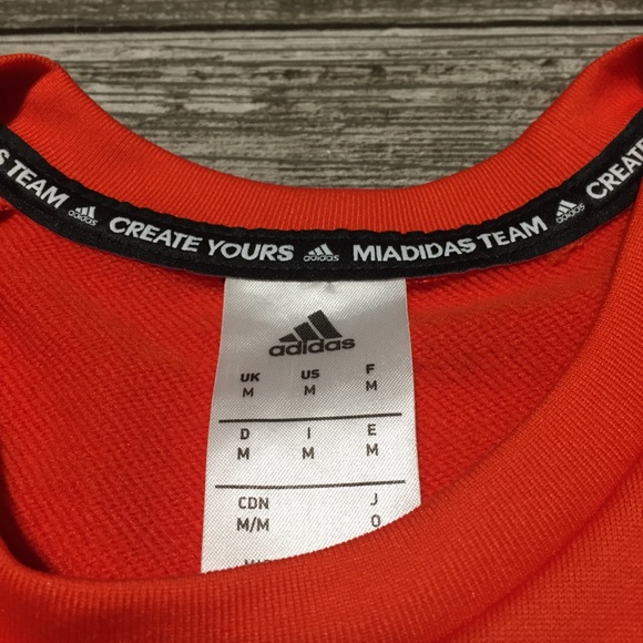 Adidas Seattle Sounders FC Sweatshirt Men’s M Orange White Pullover - Picture 8 of 8